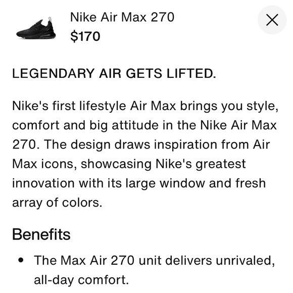 Nike Air Max 270 All Black - Picture 13 of 14